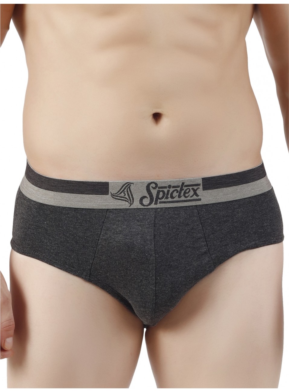 Men's Brief - Charcoal Melange - 1 PCS PACK