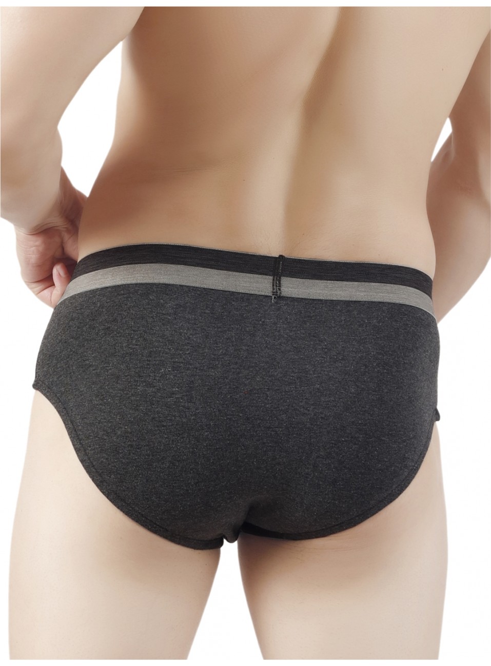 Men's Brief - Charcoal Melange - 1 PCS PACK