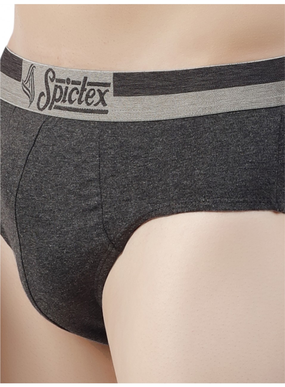 Men's Brief - Charcoal Melange - 1 PCS PACK