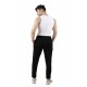 Men’s Track Pant Slim Fit - Black - 1 PCS Pack