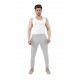 Men’s Track Pant Slim Fit - Grey Melange - 1 PCS Pack