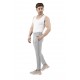 Men’s Track Pant Slim Fit - Grey Melange - 1 PCS Pack