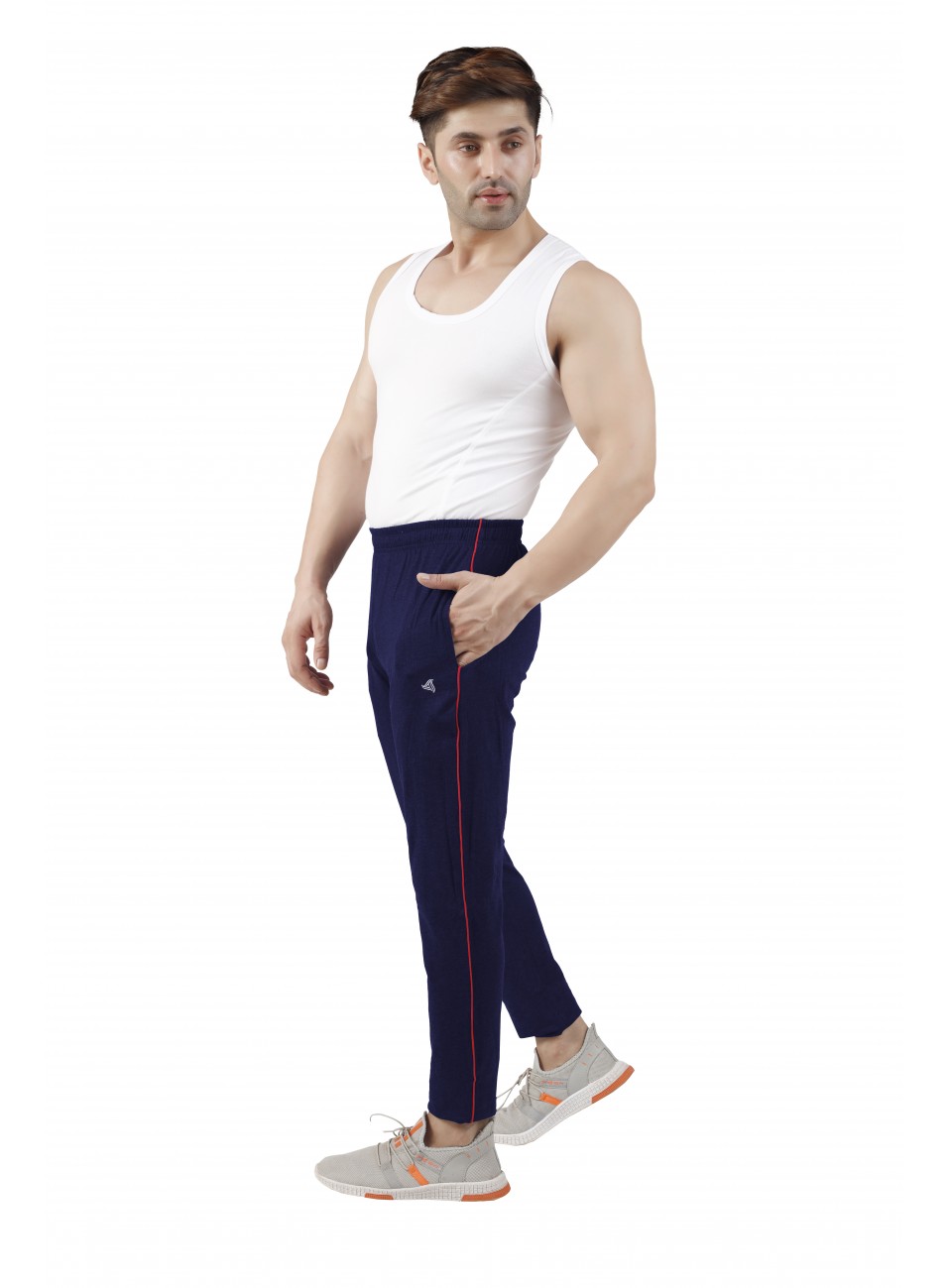 Men’s Track Pant Slim Fit - Navy - 1 PCS Pack