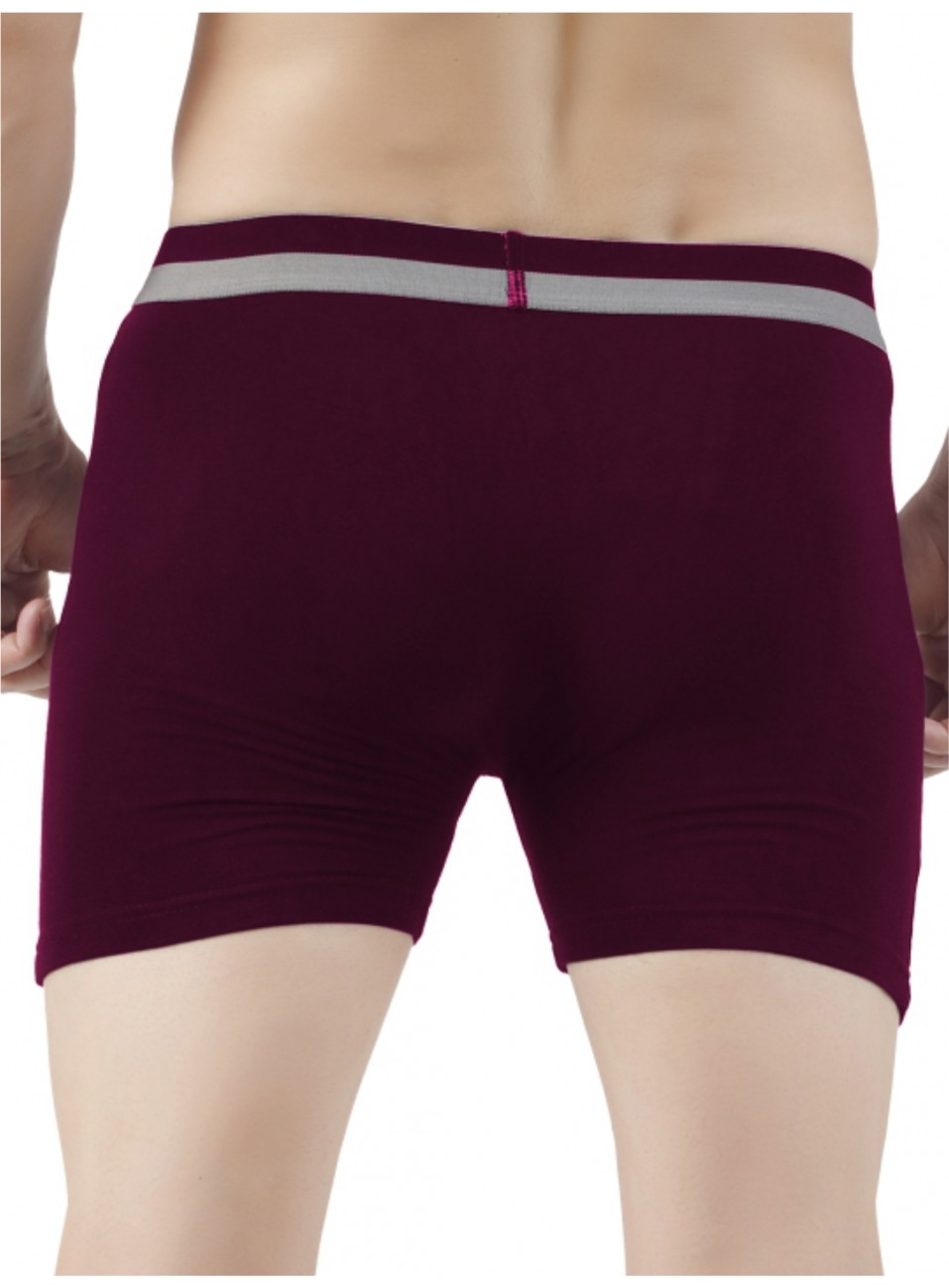 Men's Trunk Spandex - Maroon - 1 PCS Pack