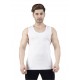 Men’s Vest RN - Spandex White - 1 Pcs Pack