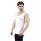 Men’s Vest RN - Spandex White - 1 Pcs Pack