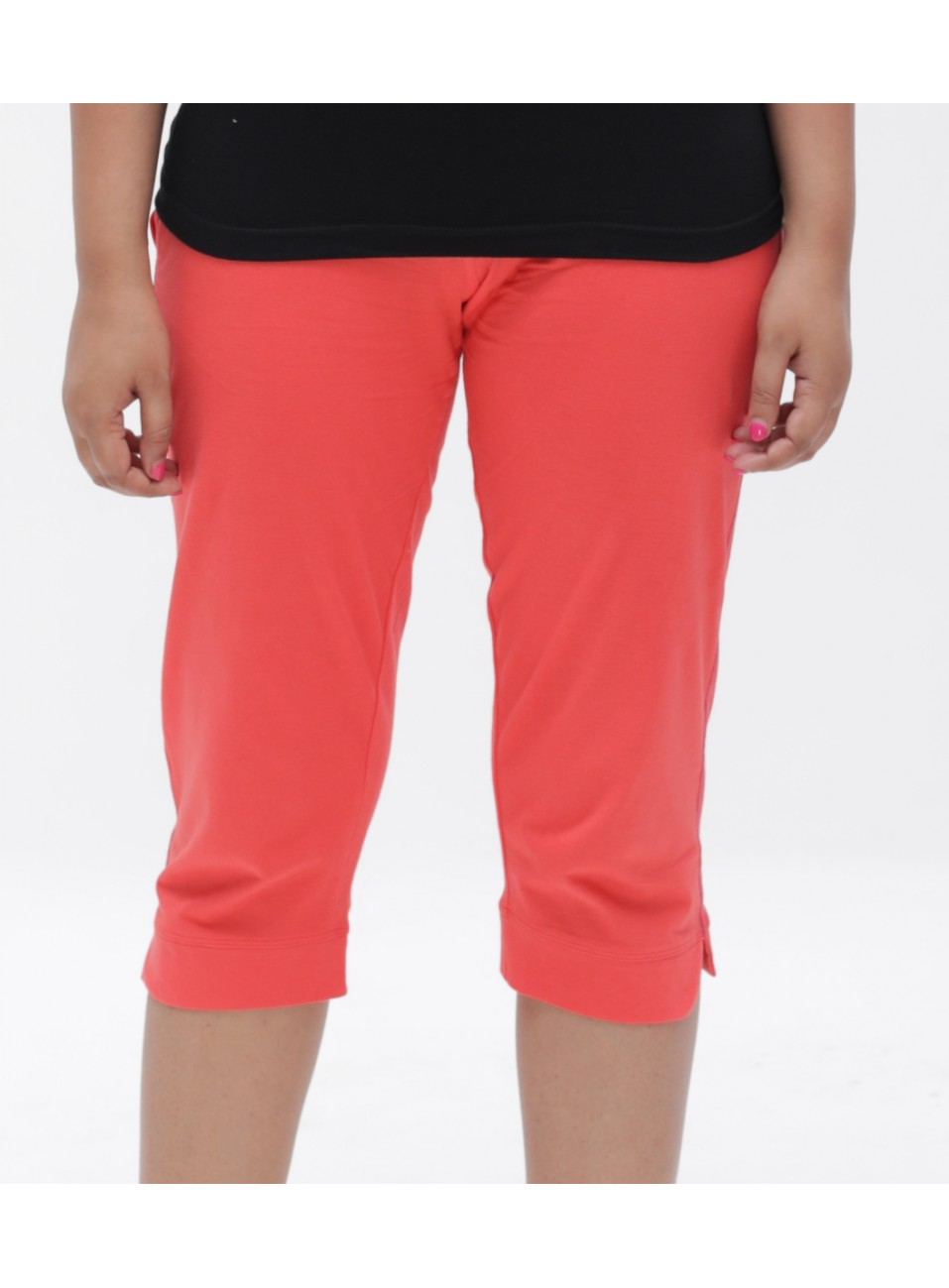 PURE SOFT COTTON CAPRI FOR GIRLS & WOMEN WITH ONE SIDE POCKET
