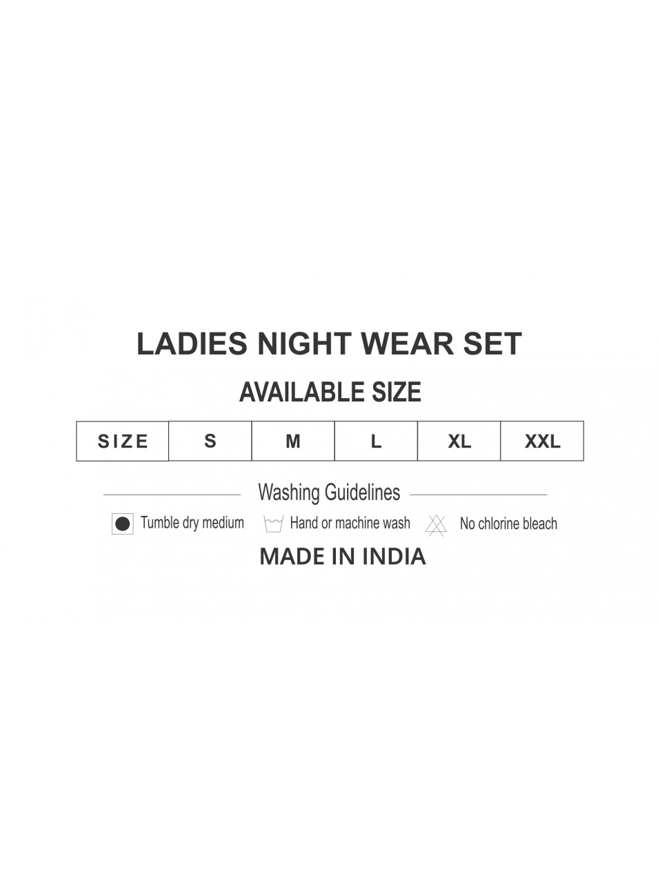 Ladies Nightwear - Moon ( TOP & CAPRI ) - SPLNW-05