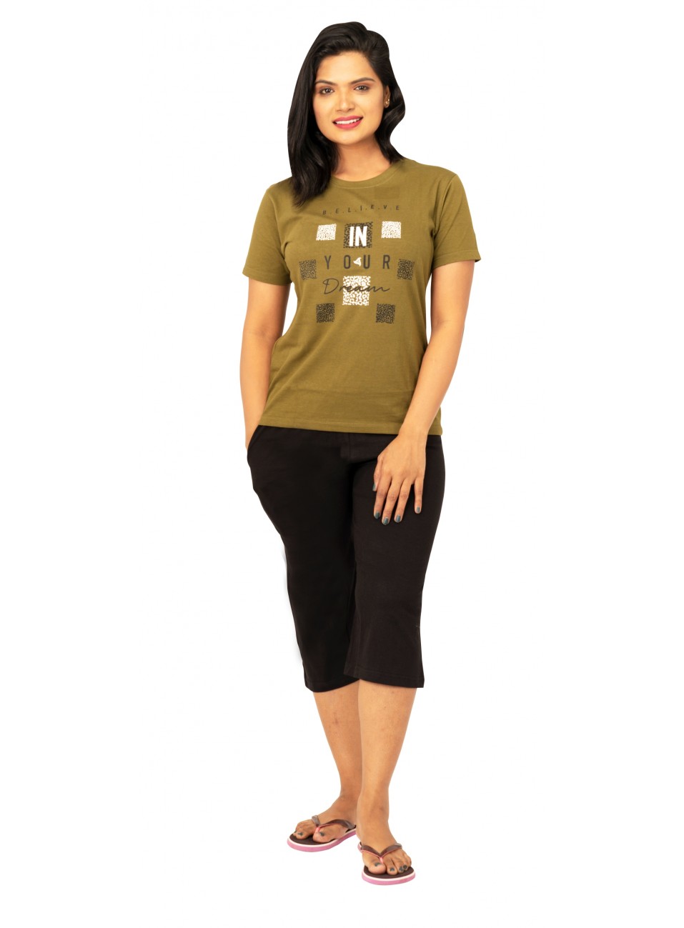 Full Length Self Design Premium Women Tensil T-shirt Night Suit Set at Rs  460/piece in Mumbai