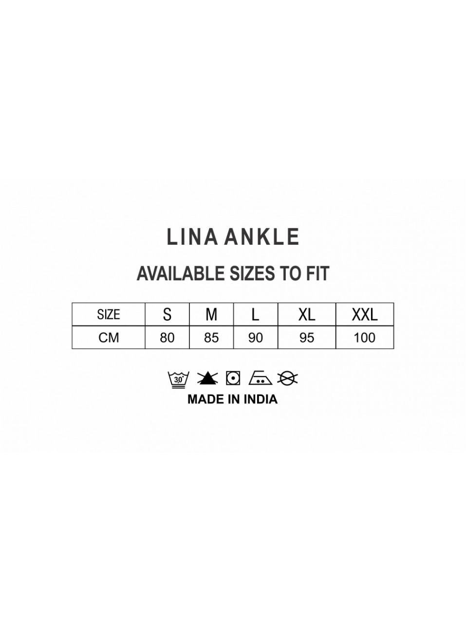 LADIES LINA ANKLE LEGGINGS (1 Pcs Pack) SPLE-08