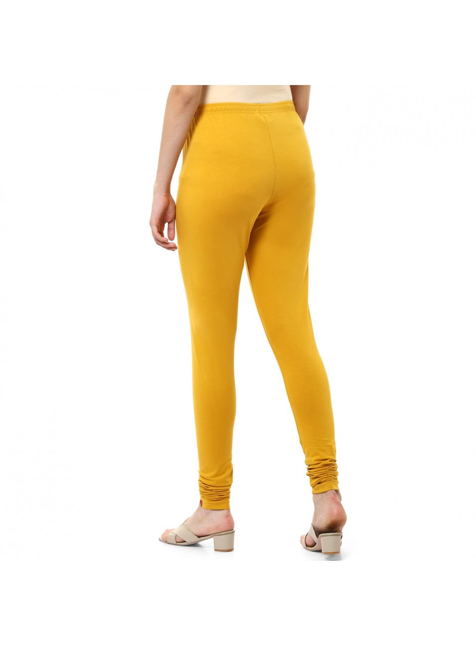 Spica Women's Yoga Legging - Mustard Color - Second Skin - (Size XS/L)